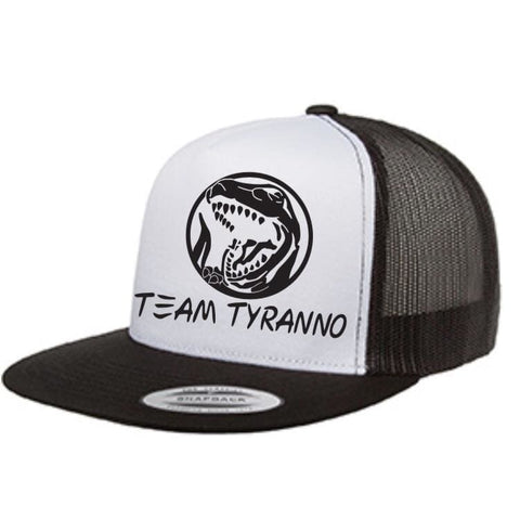 SUCIOWEAR EXCLUSIVE Team Tyranno  Classic Retro Foam Trucker Hat Black/White