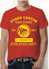 OFFICIAL 'ROCKY DESANTOS" STONE CANYON VINTAGE POWER RANGER TEE