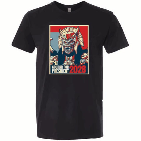SUCIOWEAR OFFICIAL "2028 GOLDAR FOR PRESIDENT" T-shirt