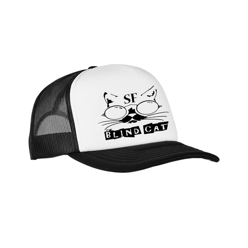 Blind Cat Foam Trucker Hat - hats