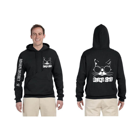 Blind Cat Hoodies Pullover/Zip