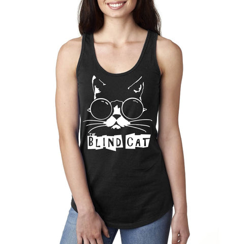 Blind Cat Racerback Tank Top