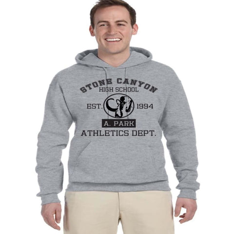 Official “Adam Park” Stone Canyon Athletic Dept. Hoodie Athletic Grey/Black