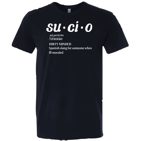 SUCIOWEAR OFFICIAL "Sucio Definition' Next Level Tee Black/White