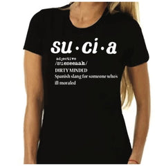 Sucia Definition Next Level Ladies Tee Black/white - T-Shirt