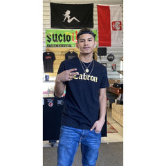 SUCIOWEAR OFFICIAL “Cabron” Next Level Tee Gold Foil or Matte Gold/Black - T-shirt