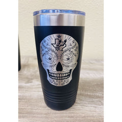 SUCIOWEAR OFFICIAL DIA DE LOS MUERTOS TEXAS/SPURS 20 OZ INSULATED TUMBLER