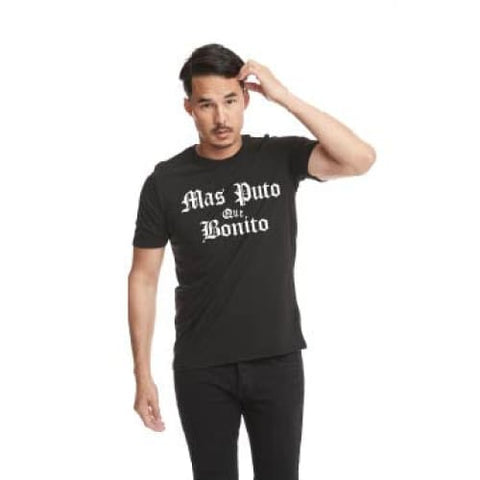 SUCIOWEAR OFFICIAL “Mas Puto Que Bonito” Next Level Unisex Tee Black/White