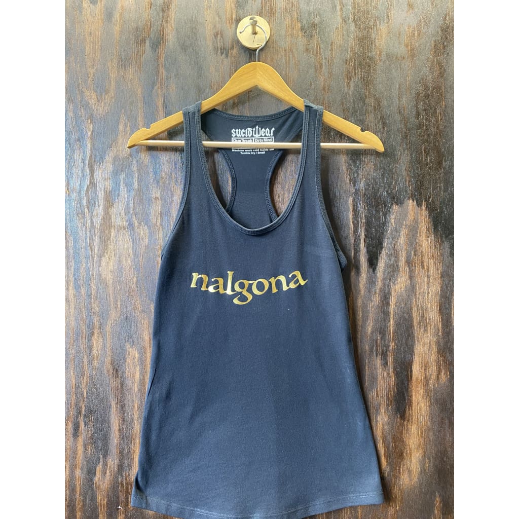 SUCIOWEAR OFFICIAL “Nalgona” Tees/Racerback Tanks Gold Foil/Multiple Colors - Tank Top