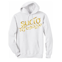 SUCIOWEAR OFFICIAL SUCIO LIFESTYLE GOLD FOILED INDEPENDENT MIDWEIGHT HOODIES BLACK/HEATHER GREY/WHITE COLORS - Hoodie