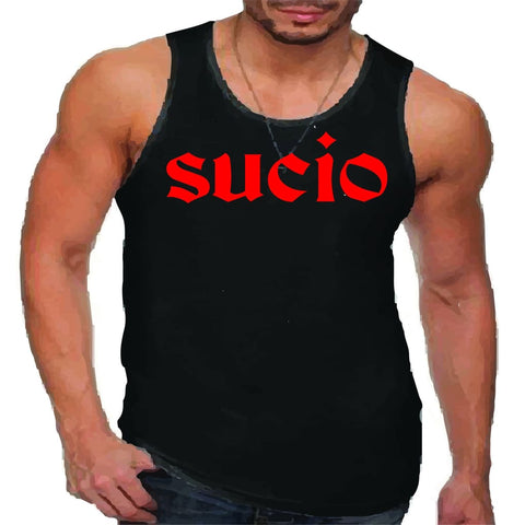 SUCIOWEAR OFFICIAL "SUCIO" Next Level Unisex Tees/Tank  Black/Red