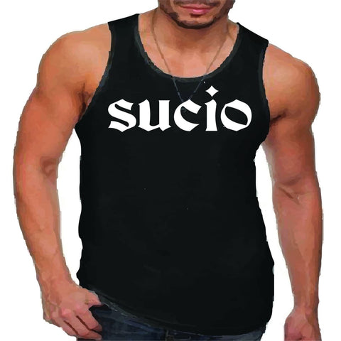 SUCIOWEAR OFFICIAL "SUCIO" Next Level Unisex Tank Black/White
